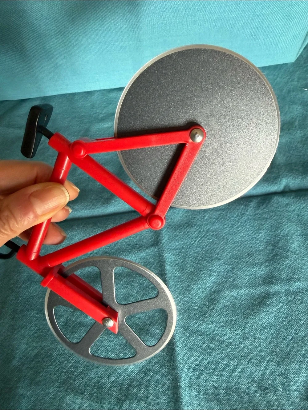 NIB Westmark German Stainless Steel Bike Pizza Cutter